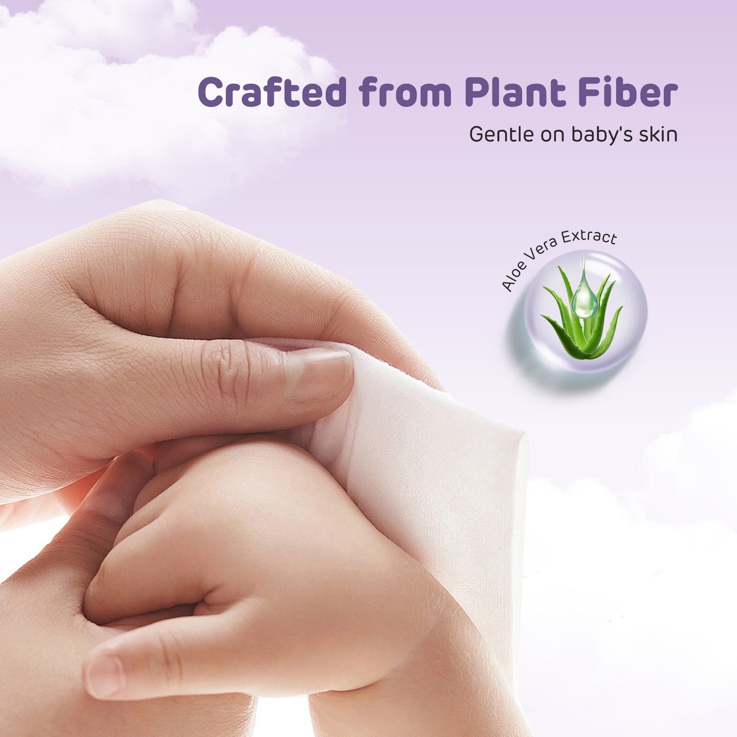 Aroma Baby Wet Wipes—Lavender