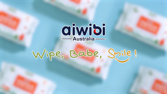 AIWIBI NEW BABY WET WIPES--PAPAYA Water Wipes