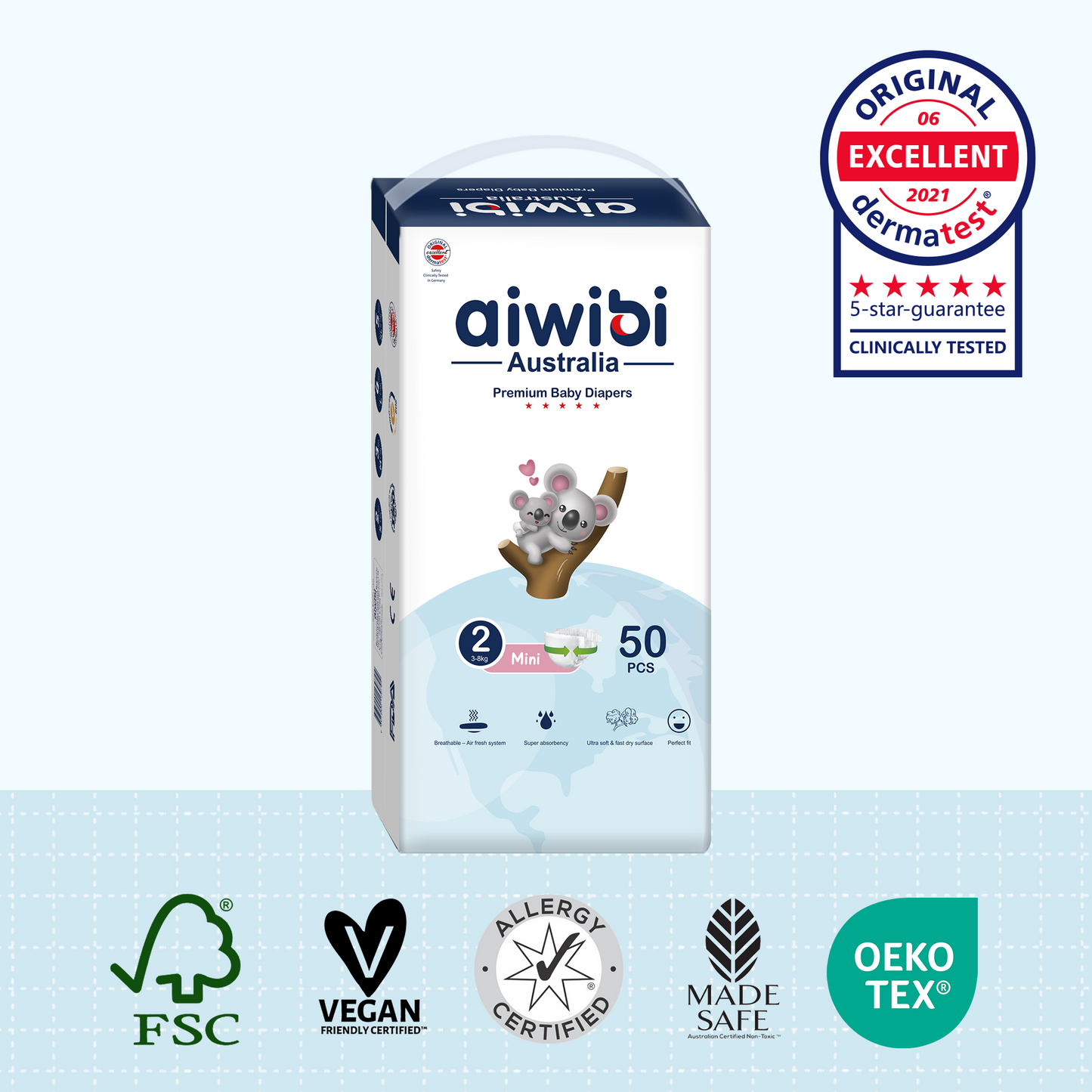 Comfort Soft Disposable Baby Diapers（Large Pack）