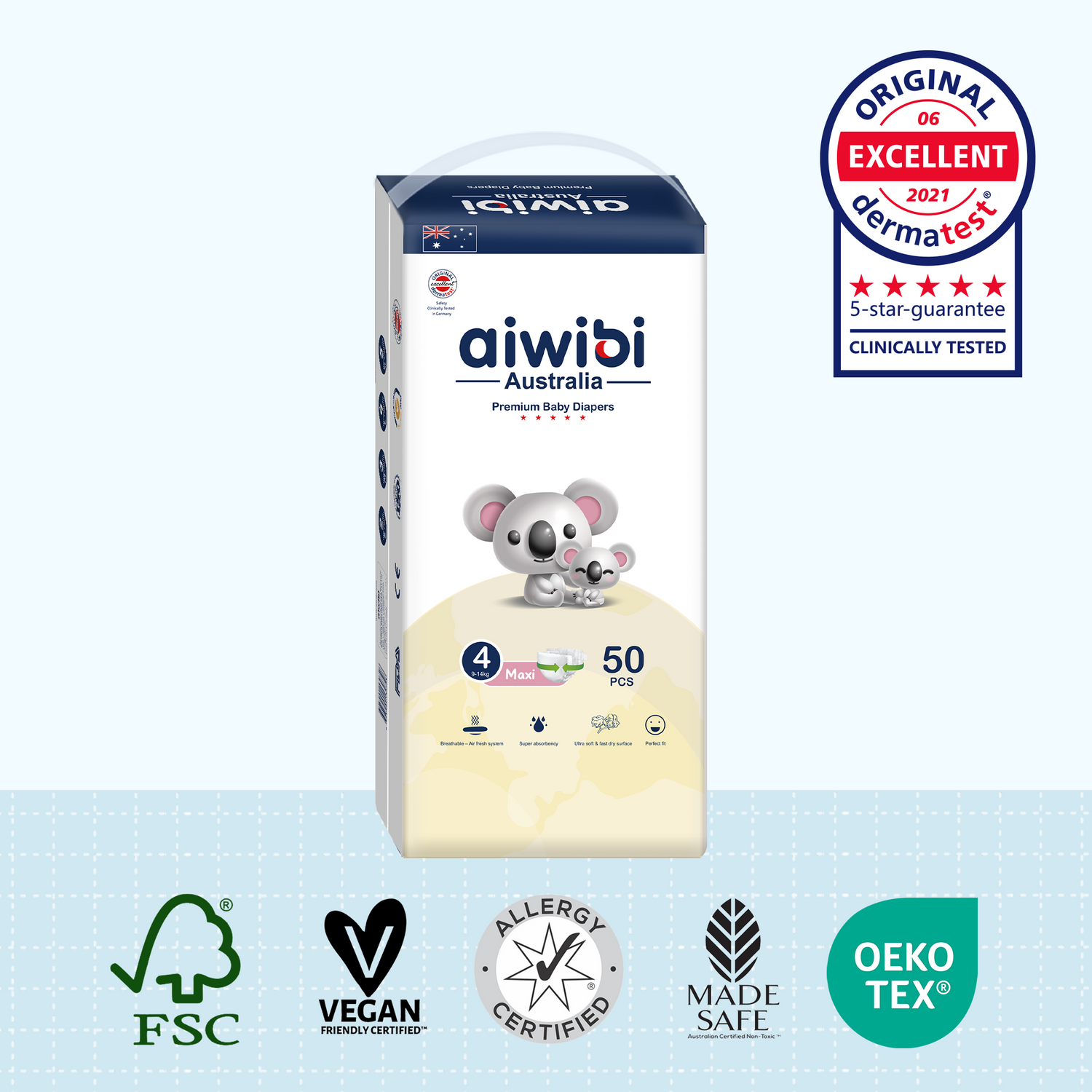 Comfy Soft Disposable Baby Diapers Large Pack L