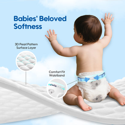 Comfort Soft Disposable Baby Diapers（Large Pack）