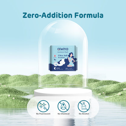 Ultra Soft Breathable Extra Long Sanitary pads (Blue)