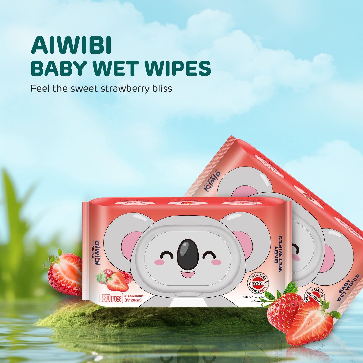 Aroma Baby Wet Wipes—Strawberry