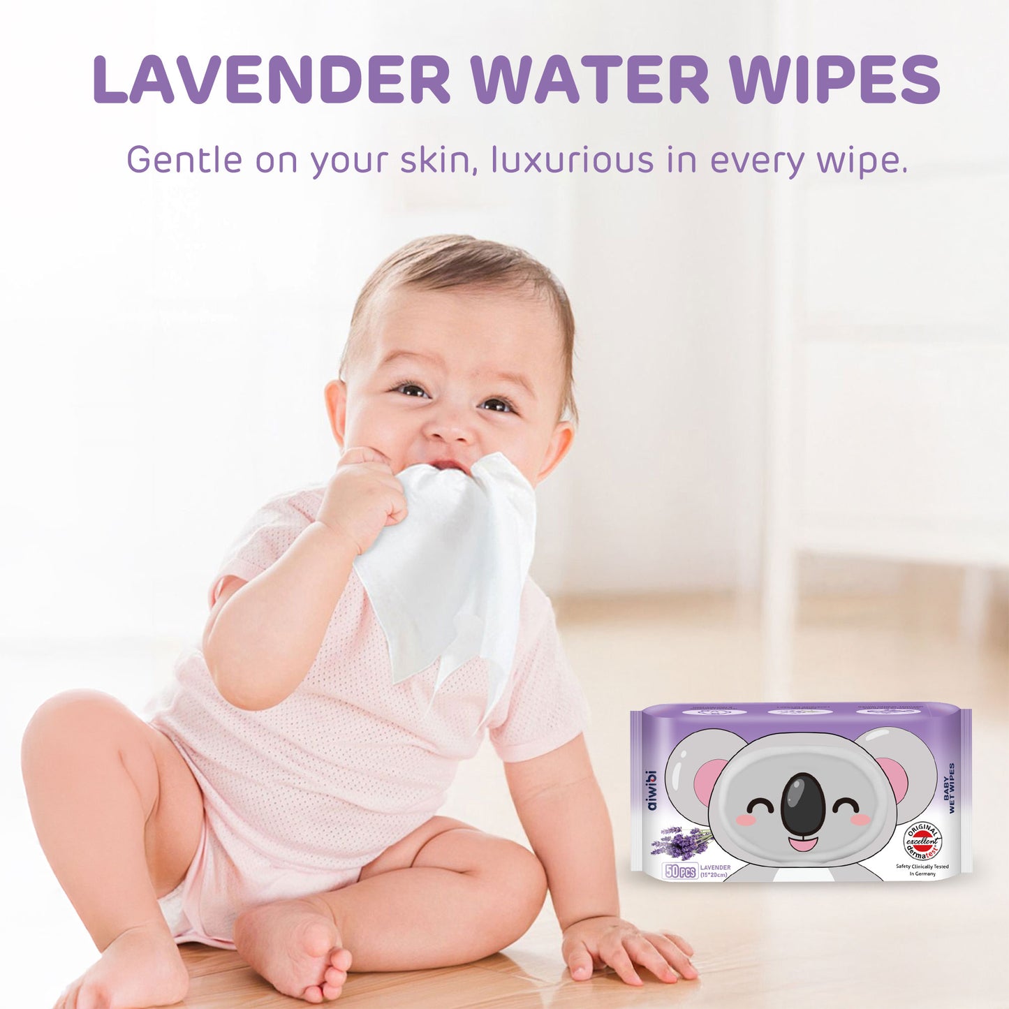 Aroma Baby Wet Wipes—Lavender