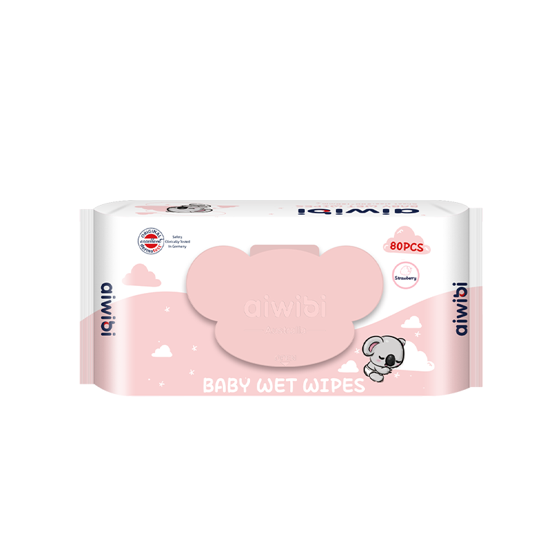 Gentle Soft Baby Wet Wipes—Strawberry