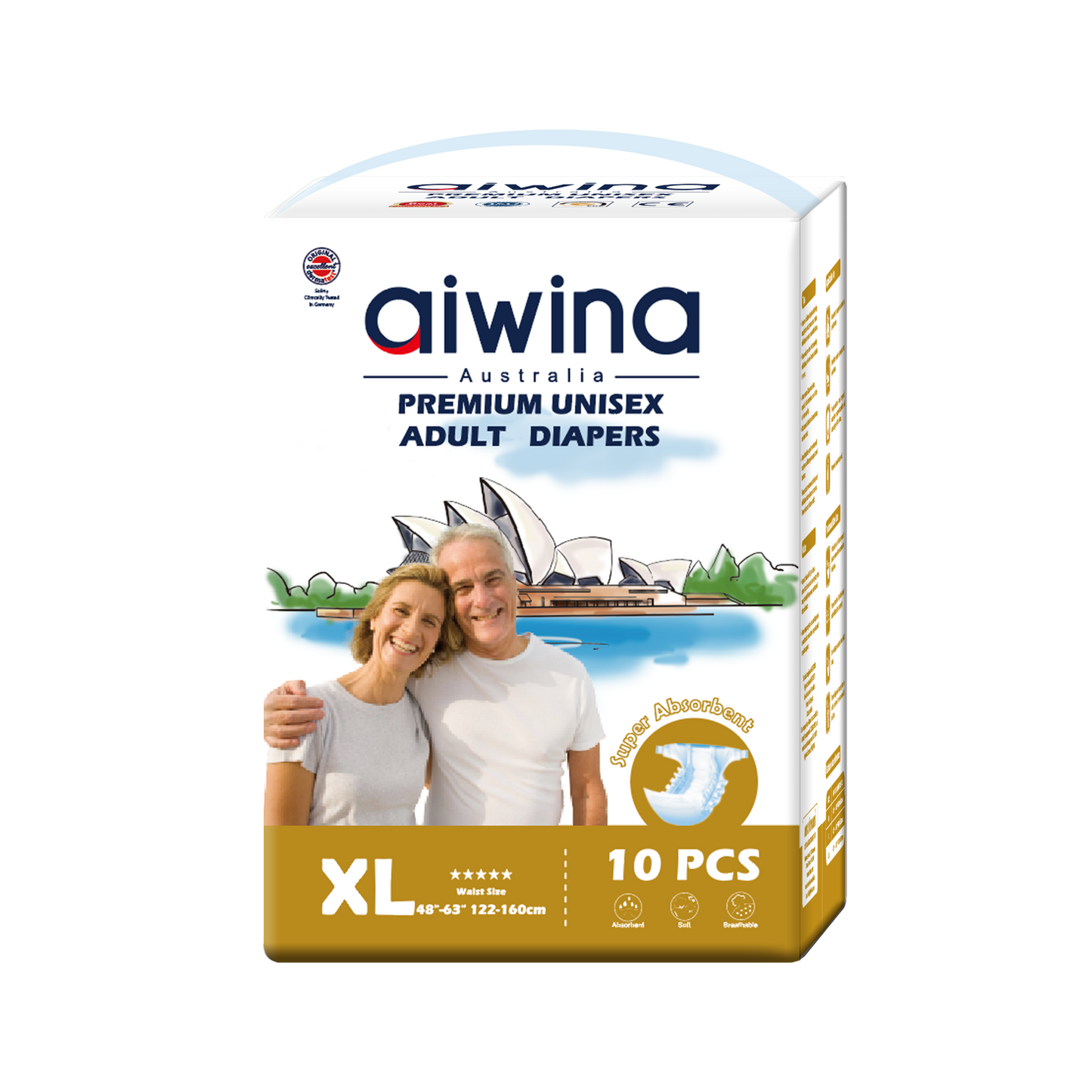 Premium Unisex Adult Diapers（XL）